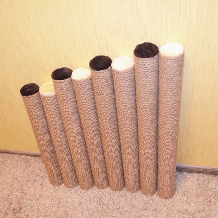 Змінний стовп 30-150см Ø7/10см на кігтеточку, когтеточка