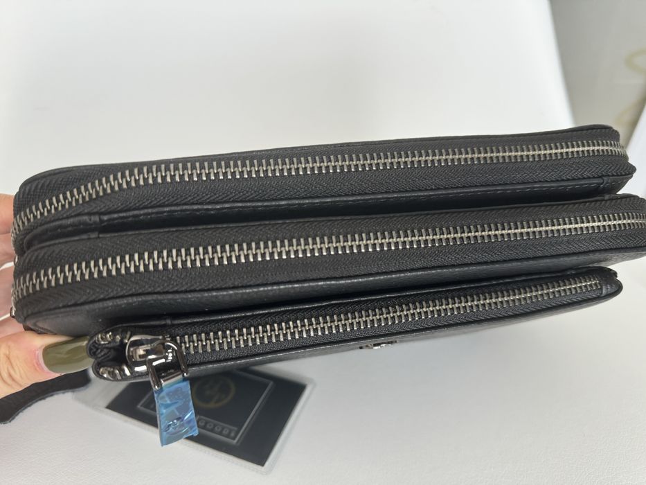 HT Leather барсетка шкіряна Клатч чоловічий натуральна шкіра Кожаная