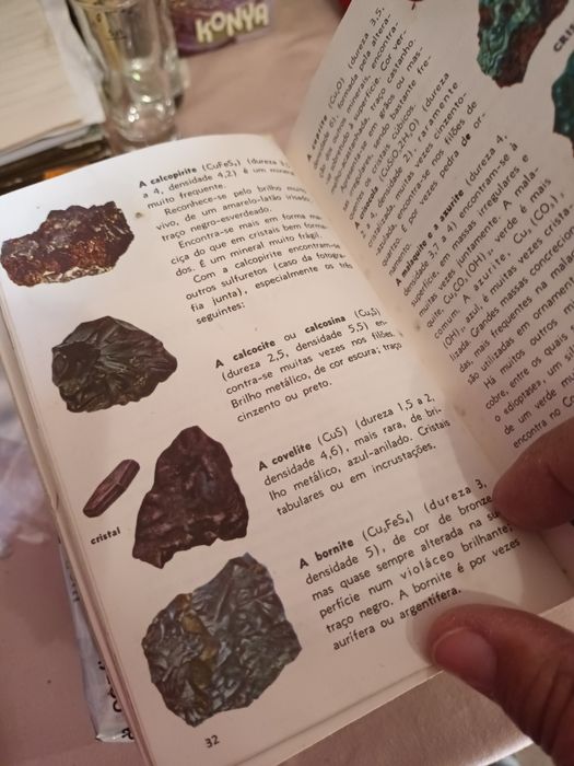 Exemplar sobre pedras e rochas