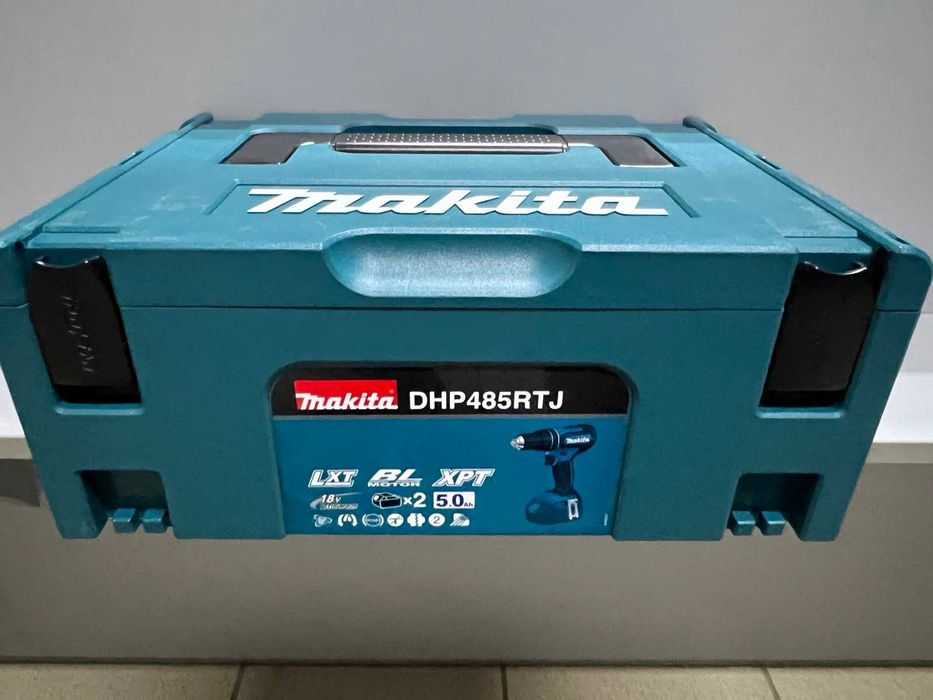 Акумуляторний дриль-шурупокрут Makita DHP485RTJ (кейс/зу/Акб 5 Ач) НОВА!