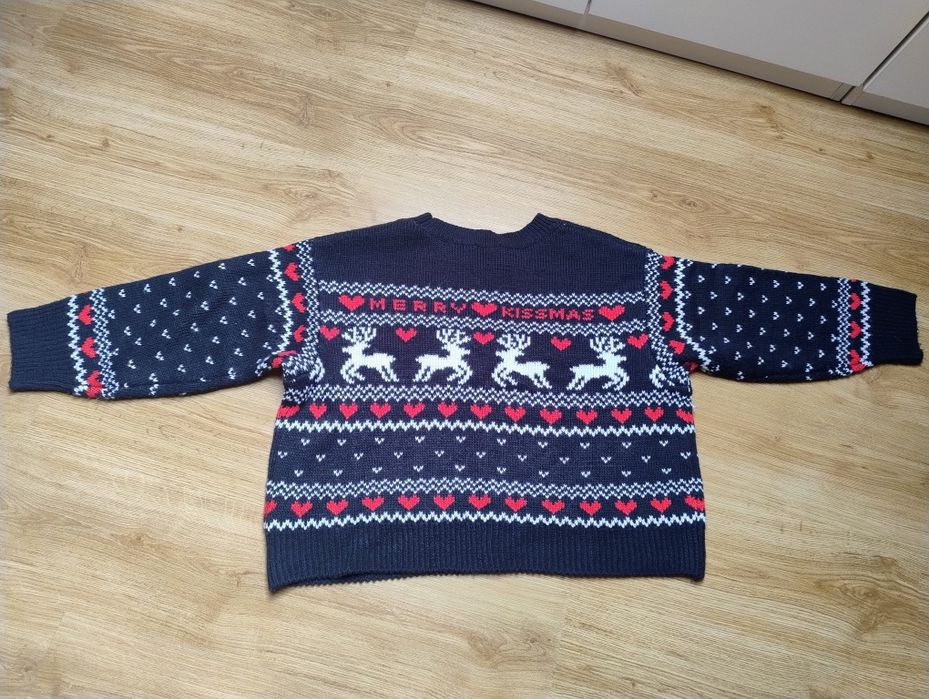 Piękny zimowy sweterek H&M rozmiar L