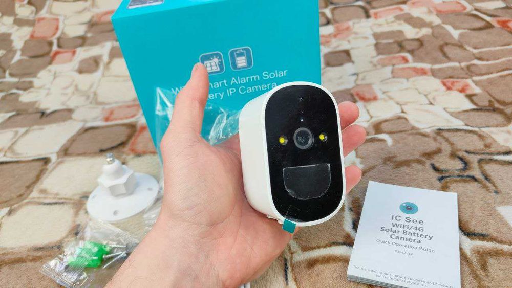 Автономна вулична камера відеонагляду Icsee з акумулятором 2МP TD3-GK2