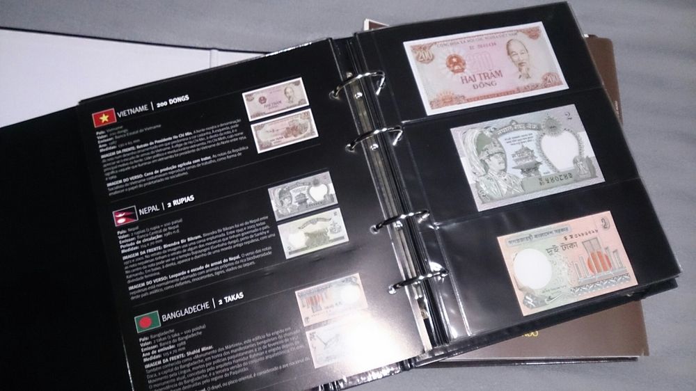 Notas e Moedas do Mundo