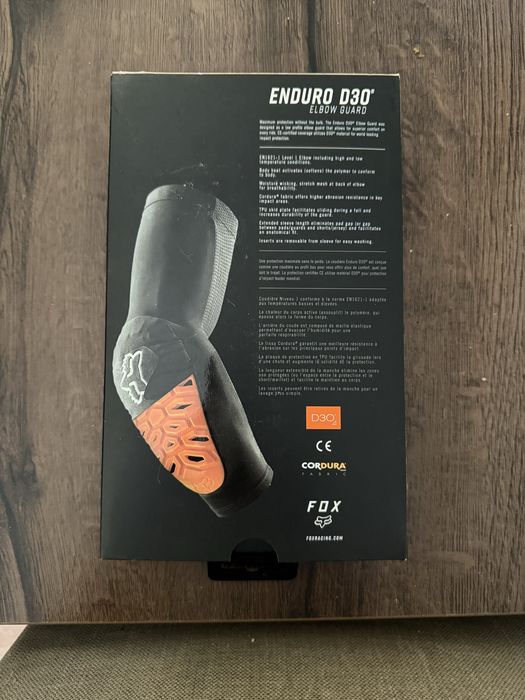 FOX ENDURO D30 elbow guard (cotoveleiras) NOVAS NA CAIXA