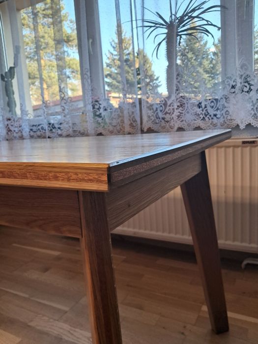 Stół dębowy lakierowany 200x79