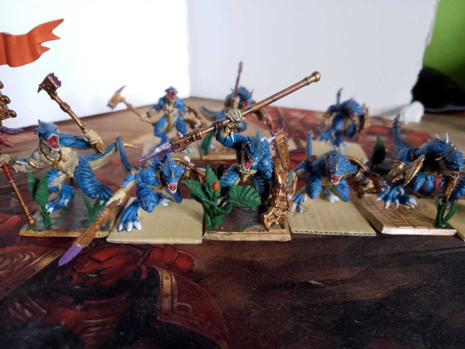 Warhammer fantasy- Jaszczuro-ludzie - 3D proxy