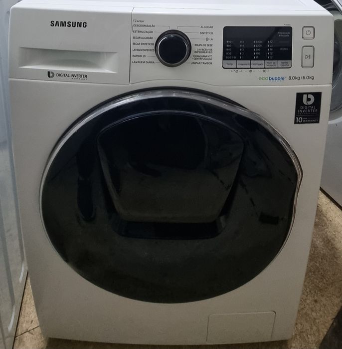 Lava e seca Samsung 8kg toda boa , Lisboa