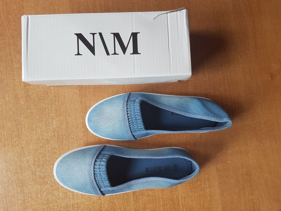 Fajne dzinsowe tenisowki rozm 35 buty espadryle
