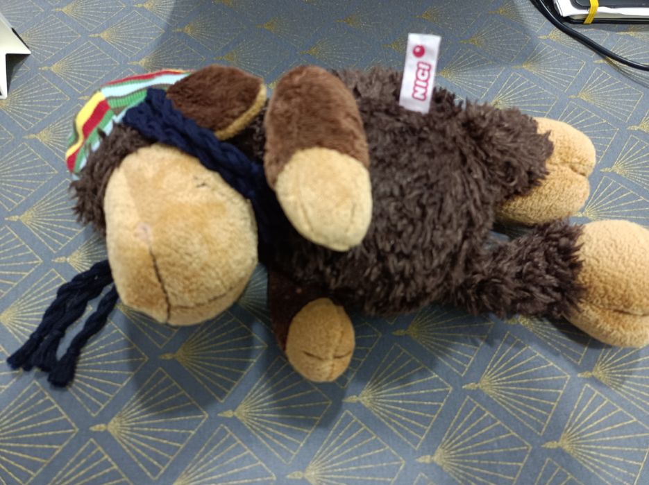 Peluche Macaco Jamaicano NICI