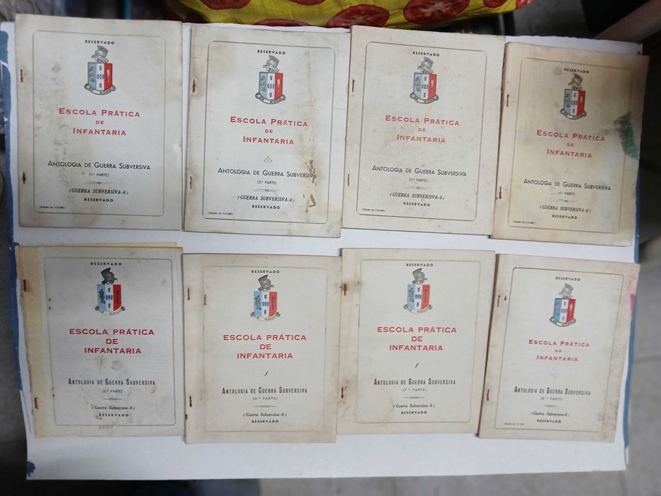 guerra colonial /do ultramar - manuais da Escola Prática de Infantaria