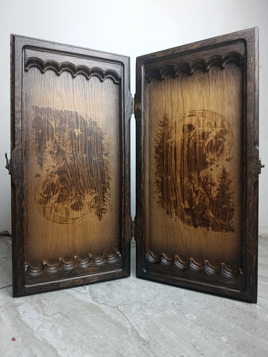 Нові нарди з натурального дуба 40х40см