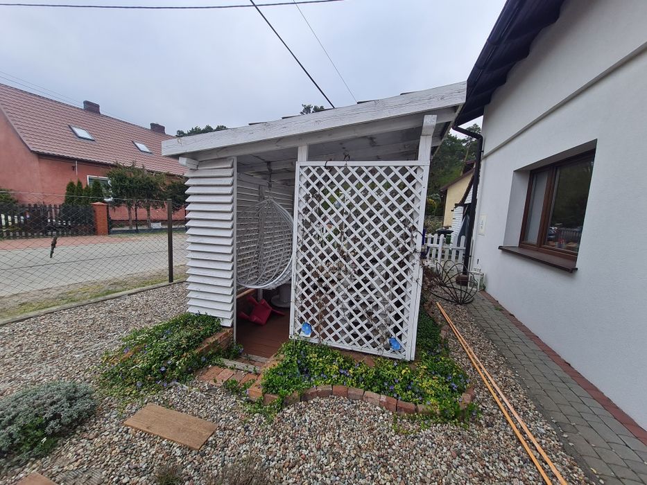 Altanka ogrodowa 2,9 x 2,5 m Biała