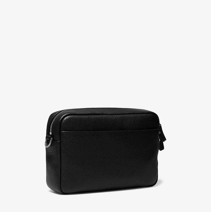 Сумка унісекс шкіряна Michael Kors Hudson Black