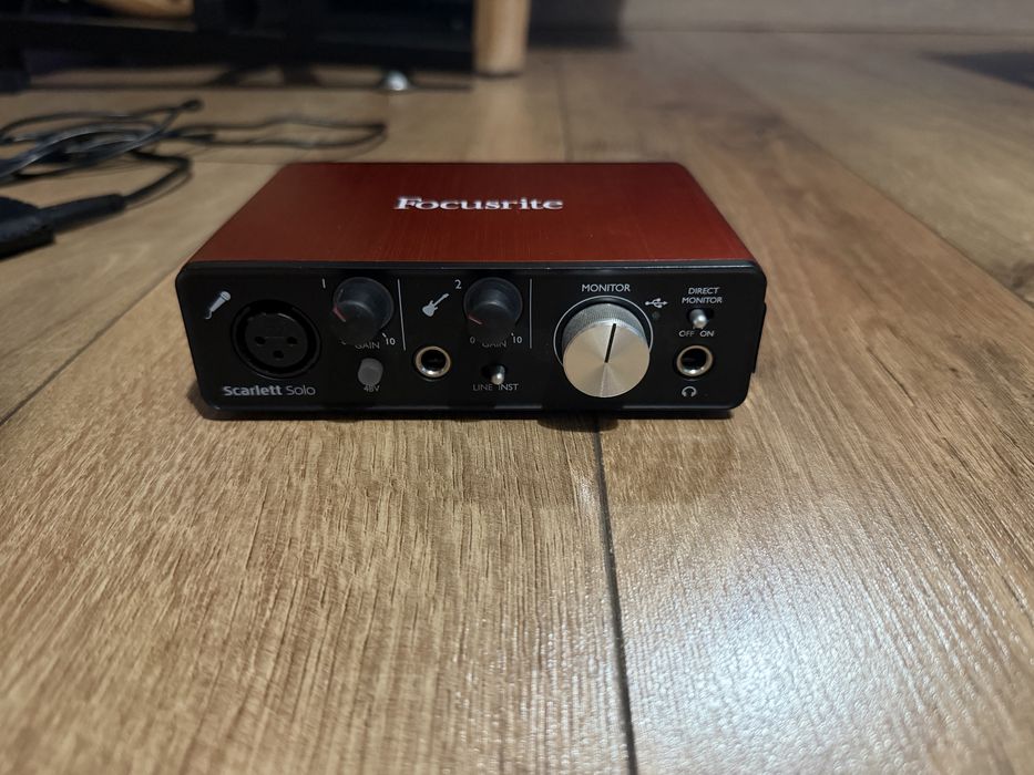 Focusrite scarlett solo , interfejs .