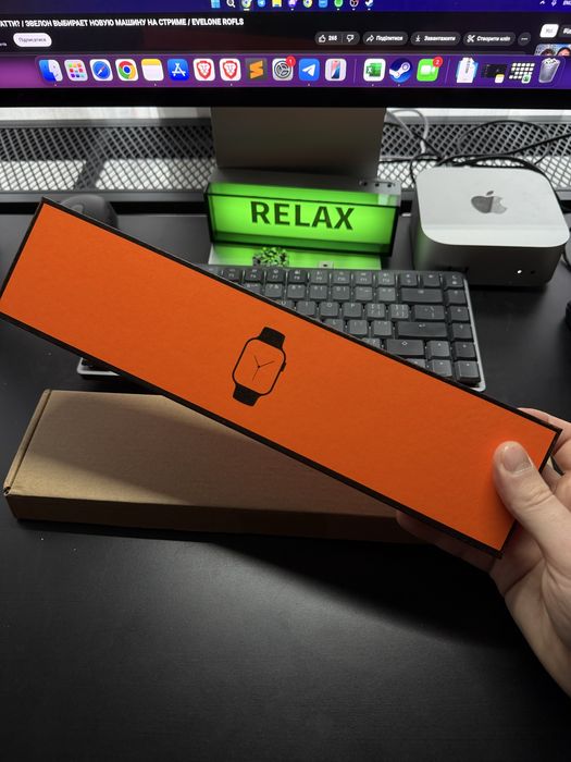 Браслет Hermes Apple watch Ultra 49 мм