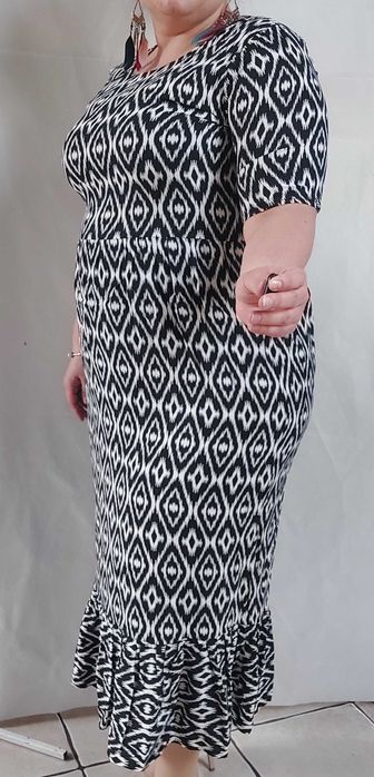 Jak nowa sukienka Kik Janina 44 tuszująca lekka Wiskoza