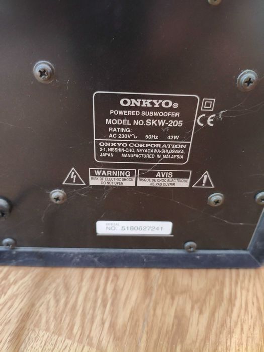 Onkyo Subwoofer SKW-205