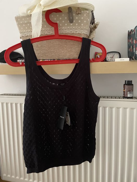 Massimo Dutti ażurowy top.