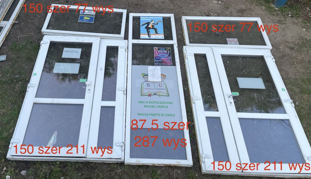 Okna / Drzwi różne wymiary