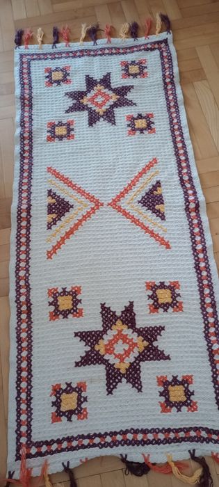Piękny kilim ręczna robota