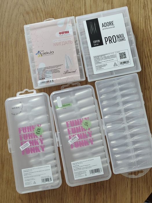 Гелеві тіпси і верхні форми 400грн за всі