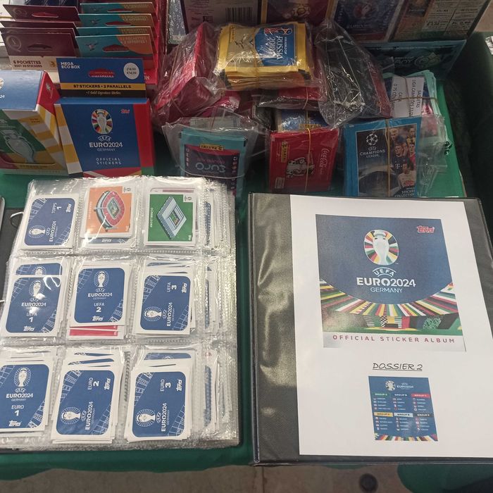Euro 2024 cromos Topps, cadernetas