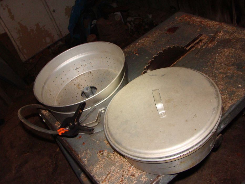 Aluminiowy sokownik PRL