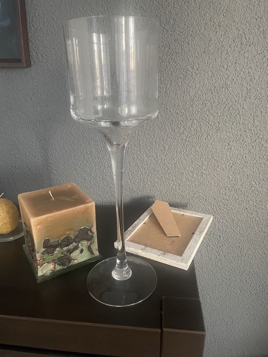 Kielich szklo dekoracyjne