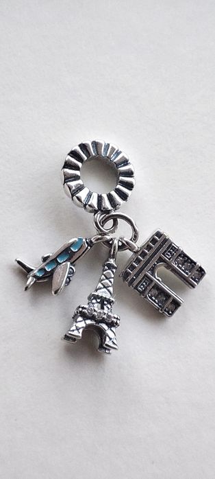 Berloques variados prata 925, compatível  com pulseiras Pandora