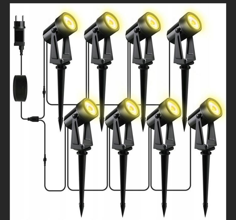 Yuusei 8szt lamp ogrodowych.