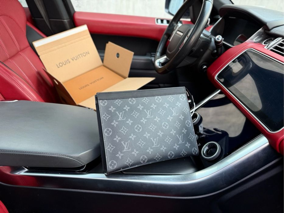 Сумка клатч Louis Vuitton Pochette Voyage MM  косметичка мужская