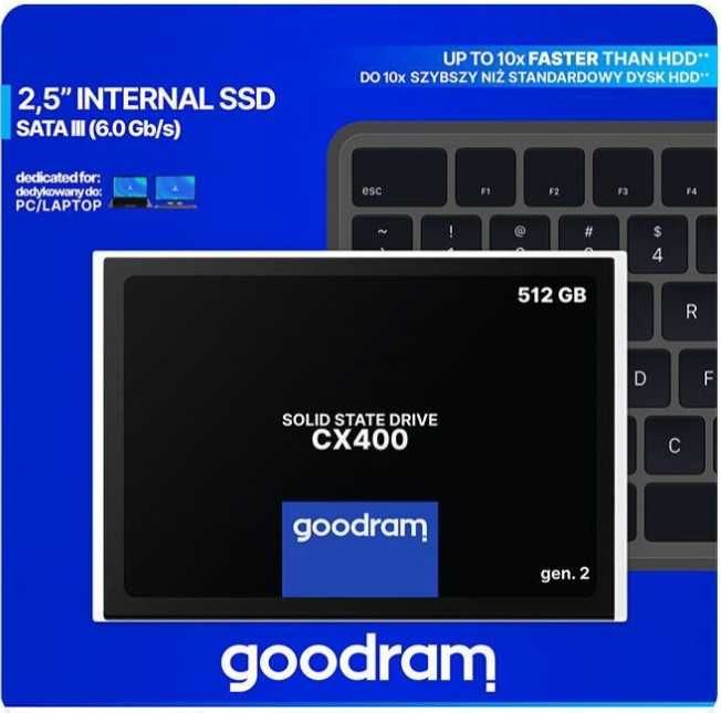 SSD накопичувач GOODRAM CX400 Gen.2 512 GB (SSDPR-CX400-512-G2)