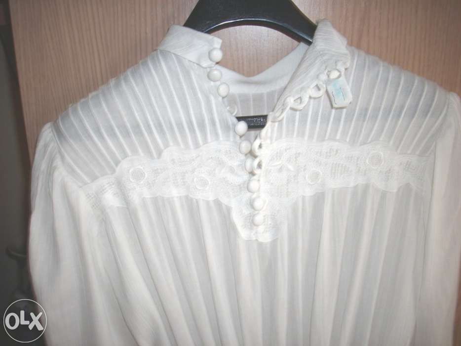Vestido Branco - Feito à Mão