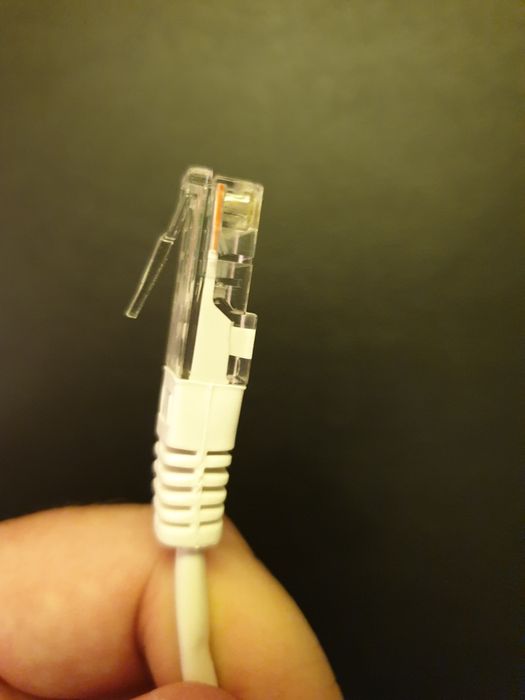 Cabo de Rede Ethernet RJ45 Cat5e – Branco