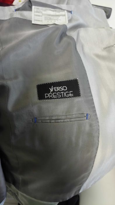 Garnitur firmy Verso Prestige stalowy/szary