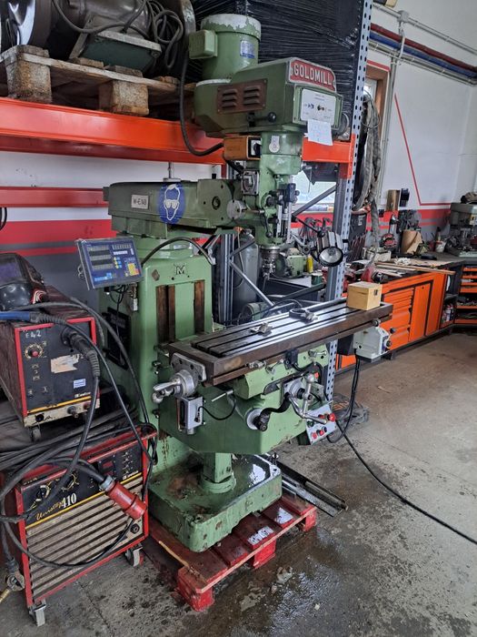 Wiertarko- frezarka gwinciarka do metalu wiertarka stołowa, frezarka