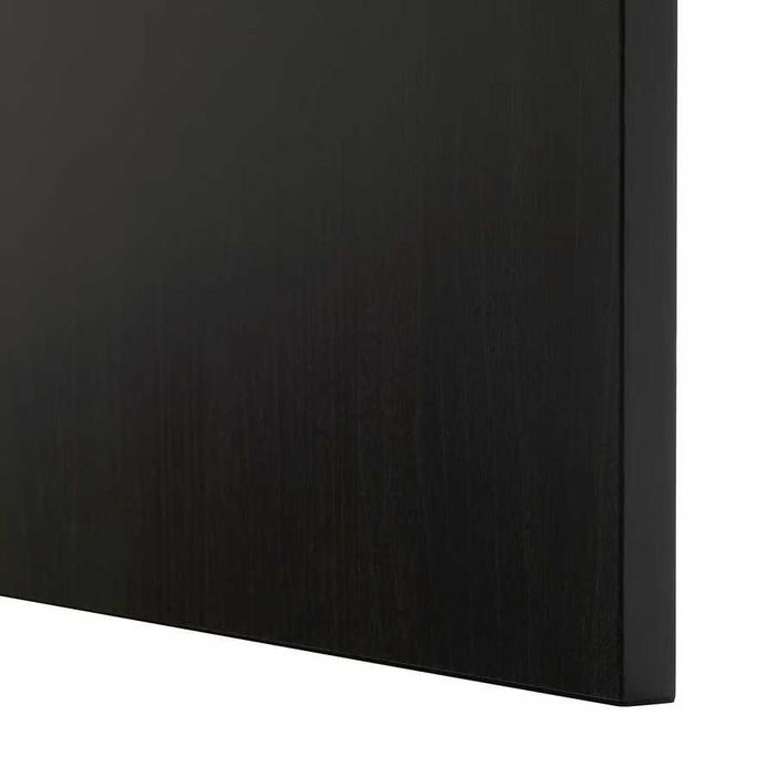 Móvel de TV c/portas Ikea Bestå preto-castanho/Lappviken/Stubbarp, 120x40x38 cm