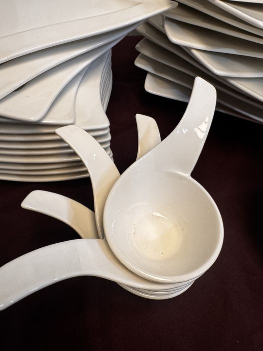 Преміум сервіз Villeroy Boch New Wave — новий, 12 персон, квадратний