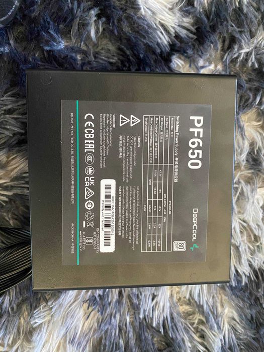 Блок питания DeepCool PF650 650W (ГАРАНТИЯ Rozetka, чек)