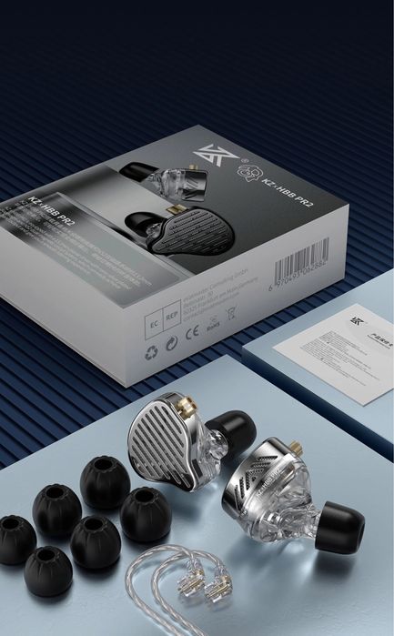 KZ x HBB PR2 Planar – In-Ear Monitor з 13.2 мм планарном для Hi-Res