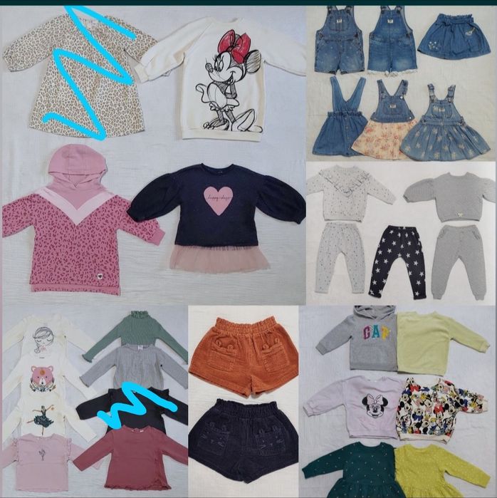 Туніка світшот реглан кофта джинс сарафан штани Zara Gap Next 98 см