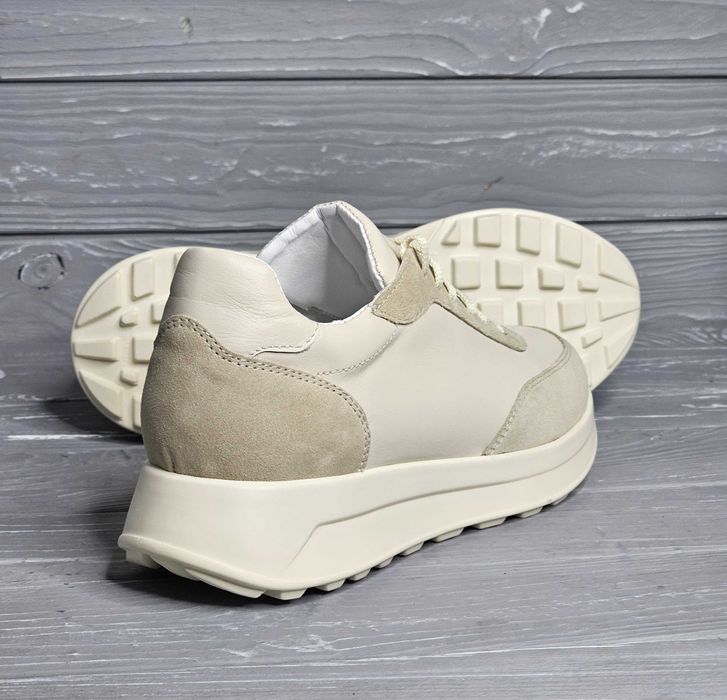 36-41 Натуральная Кожа! Женские белые бежевые черные кожаные кроссовки