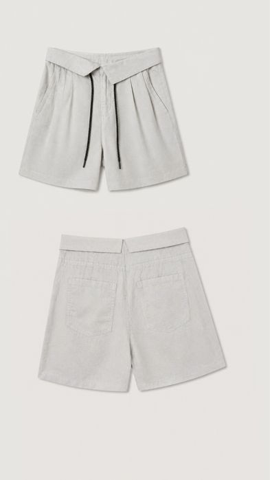 Люкс бренд шорти льон M/Onesize стиль burberry cos massimo loro