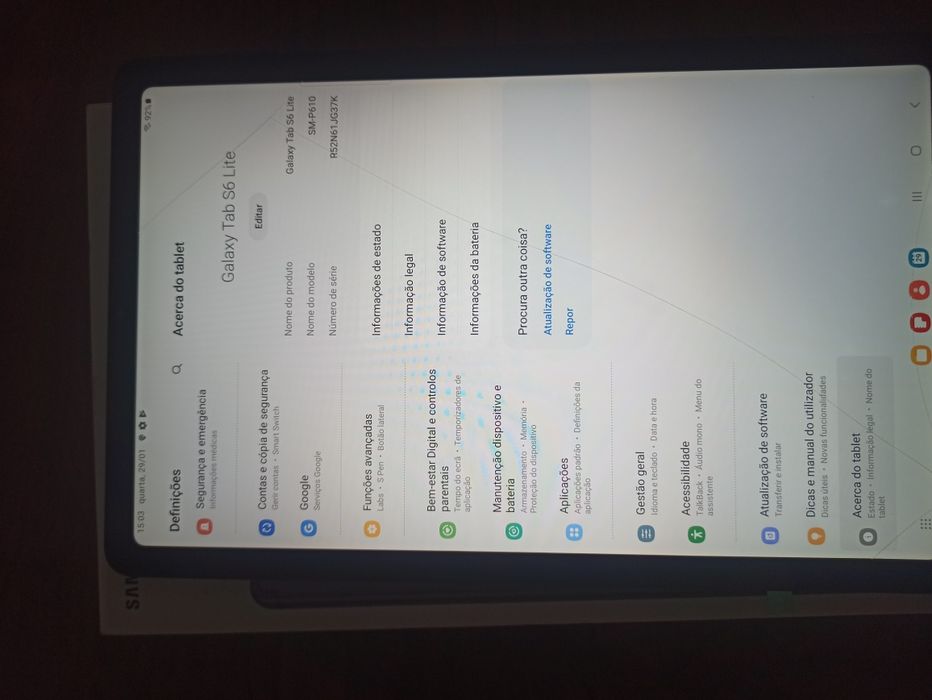 Tablet Samsung S6 Lite