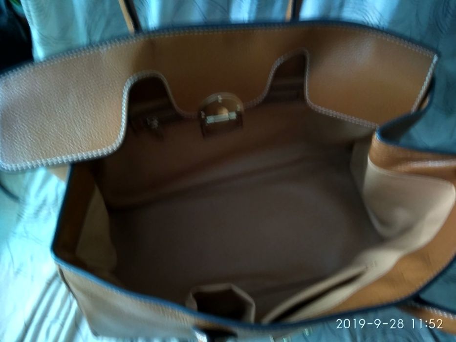 Skóra Nowa skórzana torba ROUVEN