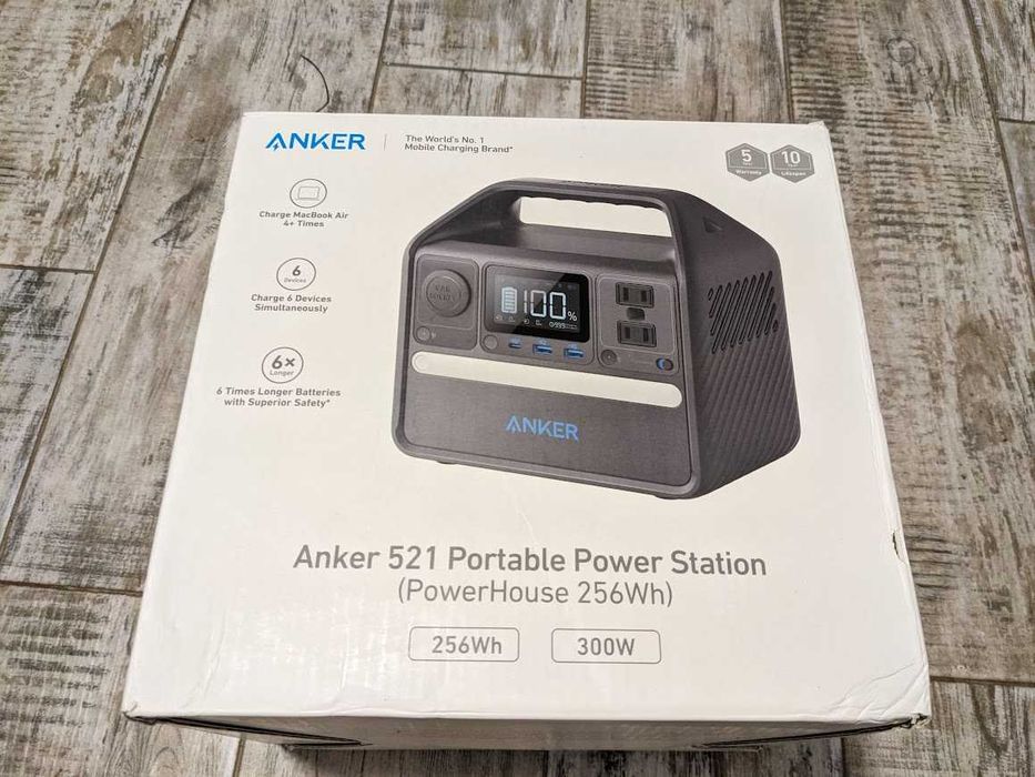 Anker 521  256 Wh зарядна станція нова запакована