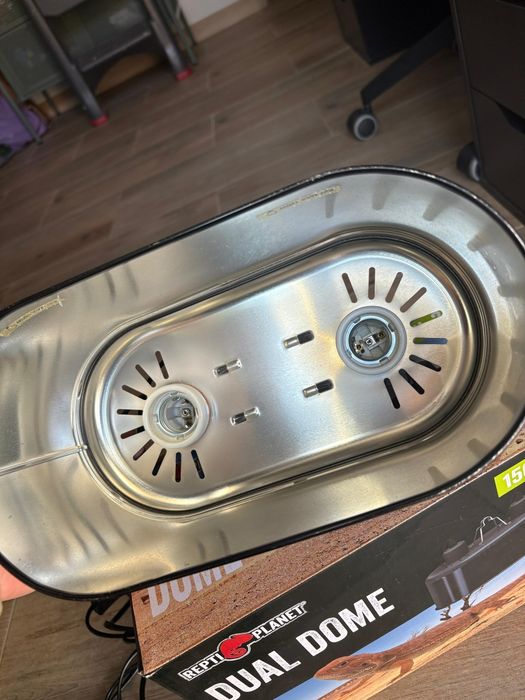 Suporte Lâmpadas Terrario DUAL 150W