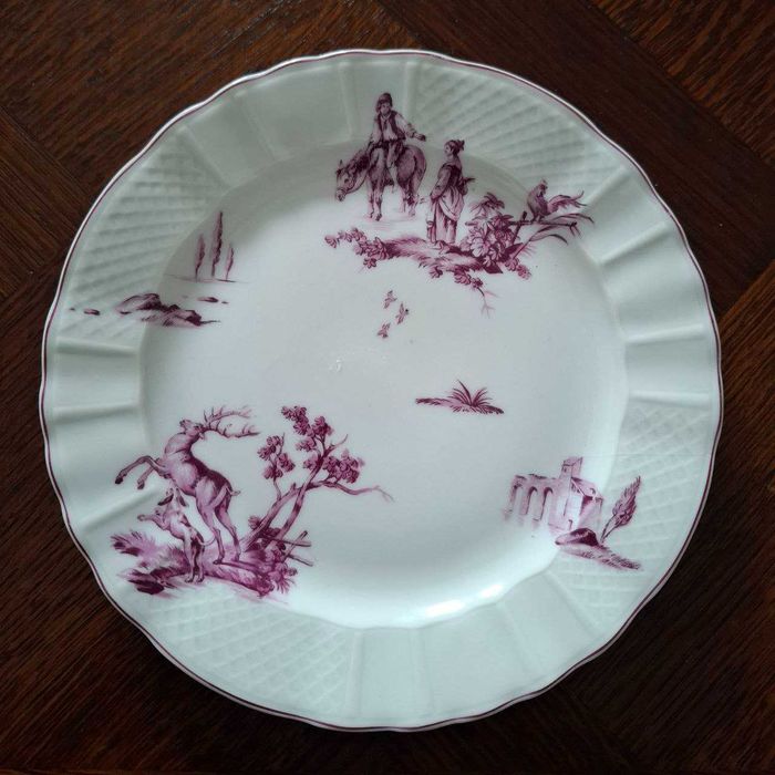 Антикварні тарілки Limoges Bernardaud B&C France, початок XX століття