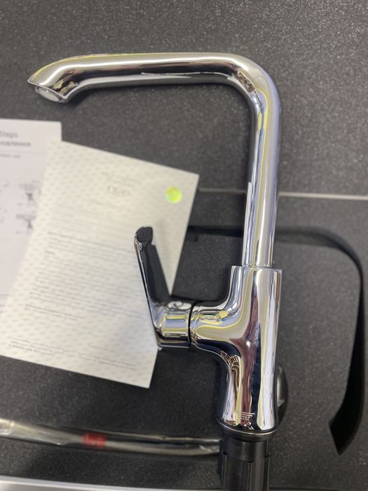 Змішувач для кухні латунний кран на мийку  Qtap Чехія