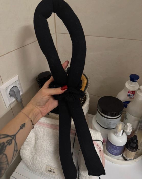 Miękki wałek do włosow+ dwie gumki